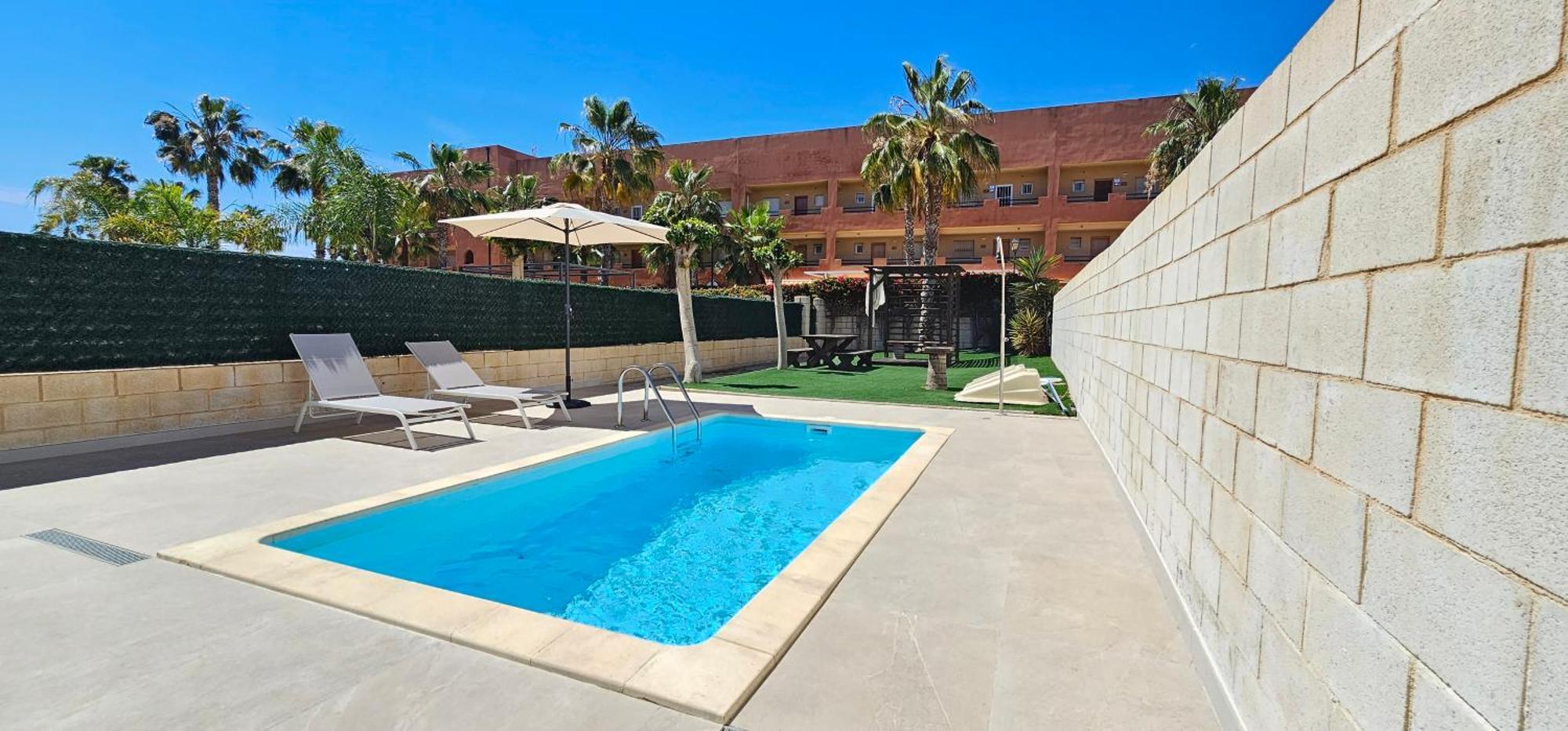 Homes Of Spain, Apartamentos Paraiso Vera Playa, Fatu Hiva, Bajo A Con Piscina Privada En Jardin Privado, Primera Linea De Playa, Wifi Exteriör bild