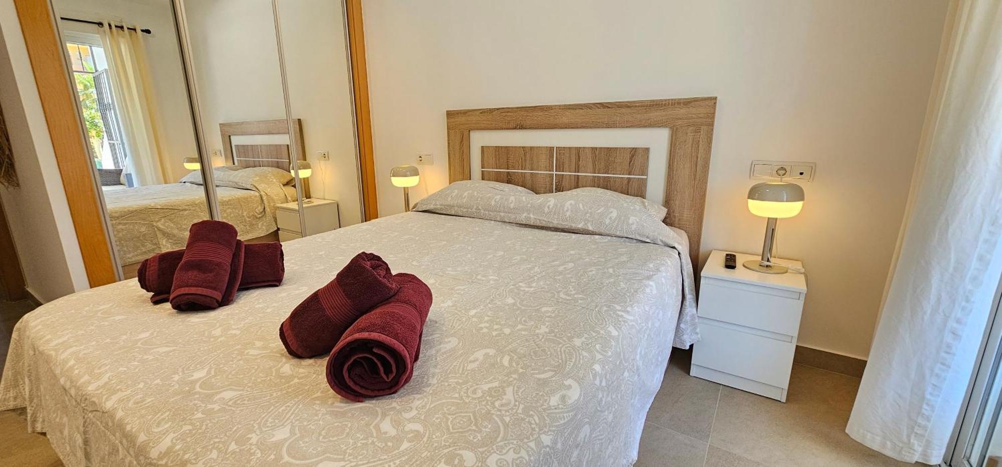 Homes Of Spain, Apartamentos Paraiso Vera Playa, Fatu Hiva, Bajo A Con Piscina Privada En Jardin Privado, Primera Linea De Playa, Wifi Exteriör bild