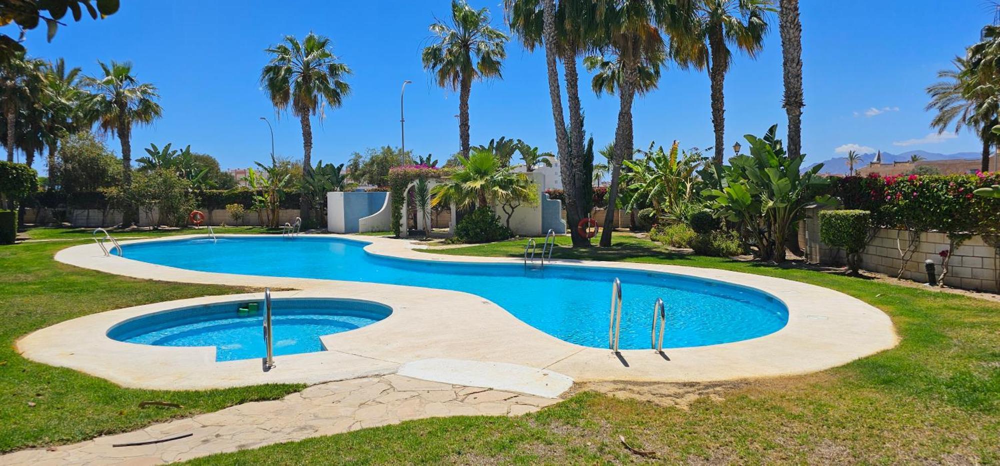 Homes Of Spain, Apartamentos Paraiso Vera Playa, Fatu Hiva, Bajo A Con Piscina Privada En Jardin Privado, Primera Linea De Playa, Wifi Exteriör bild