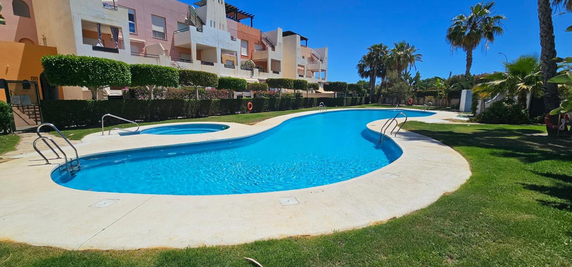 Homes Of Spain, Apartamentos Paraiso Vera Playa, Fatu Hiva, Bajo A Con Piscina Privada En Jardin Privado, Primera Linea De Playa, Wifi Exteriör bild