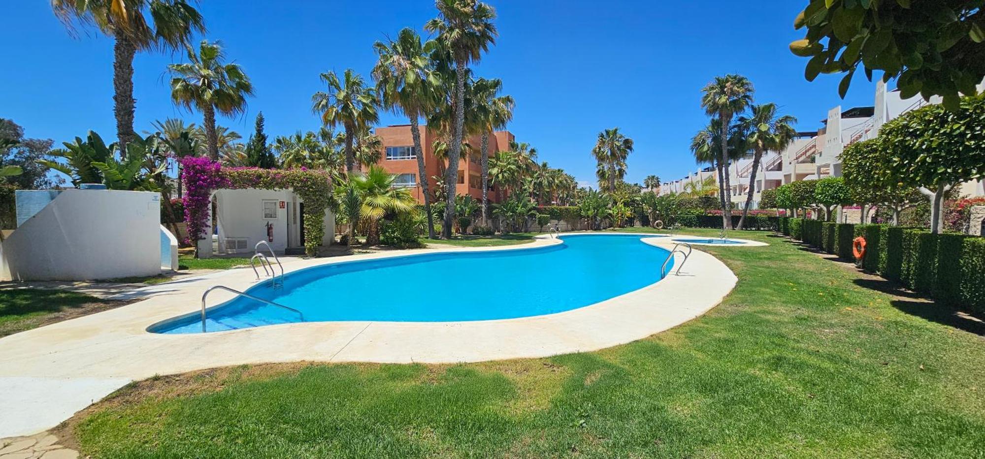 Homes Of Spain, Apartamentos Paraiso Vera Playa, Fatu Hiva, Bajo A Con Piscina Privada En Jardin Privado, Primera Linea De Playa, Wifi Exteriör bild