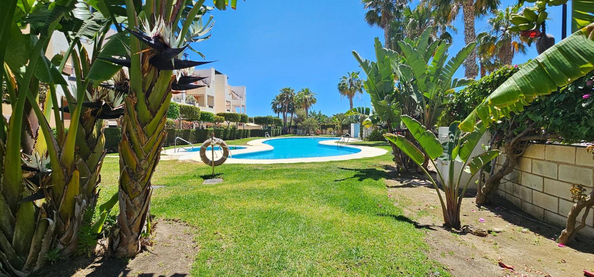 Homes Of Spain, Apartamentos Paraiso Vera Playa, Fatu Hiva, Bajo A Con Piscina Privada En Jardin Privado, Primera Linea De Playa, Wifi Exteriör bild